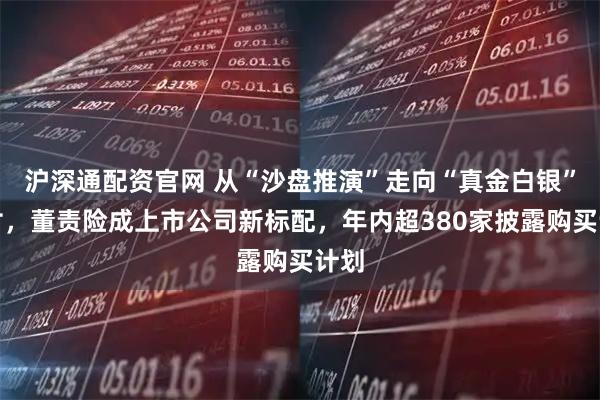 沪深通配资官网 从“沙盘推演”走向“真金白银”赔付，董责险成上市公司新标配，年内超380家披露购买计划